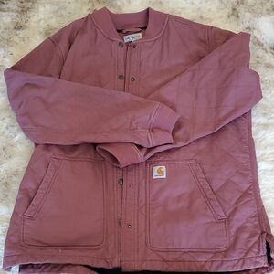 Carhartt Quilted Jacket in Dusty Rose